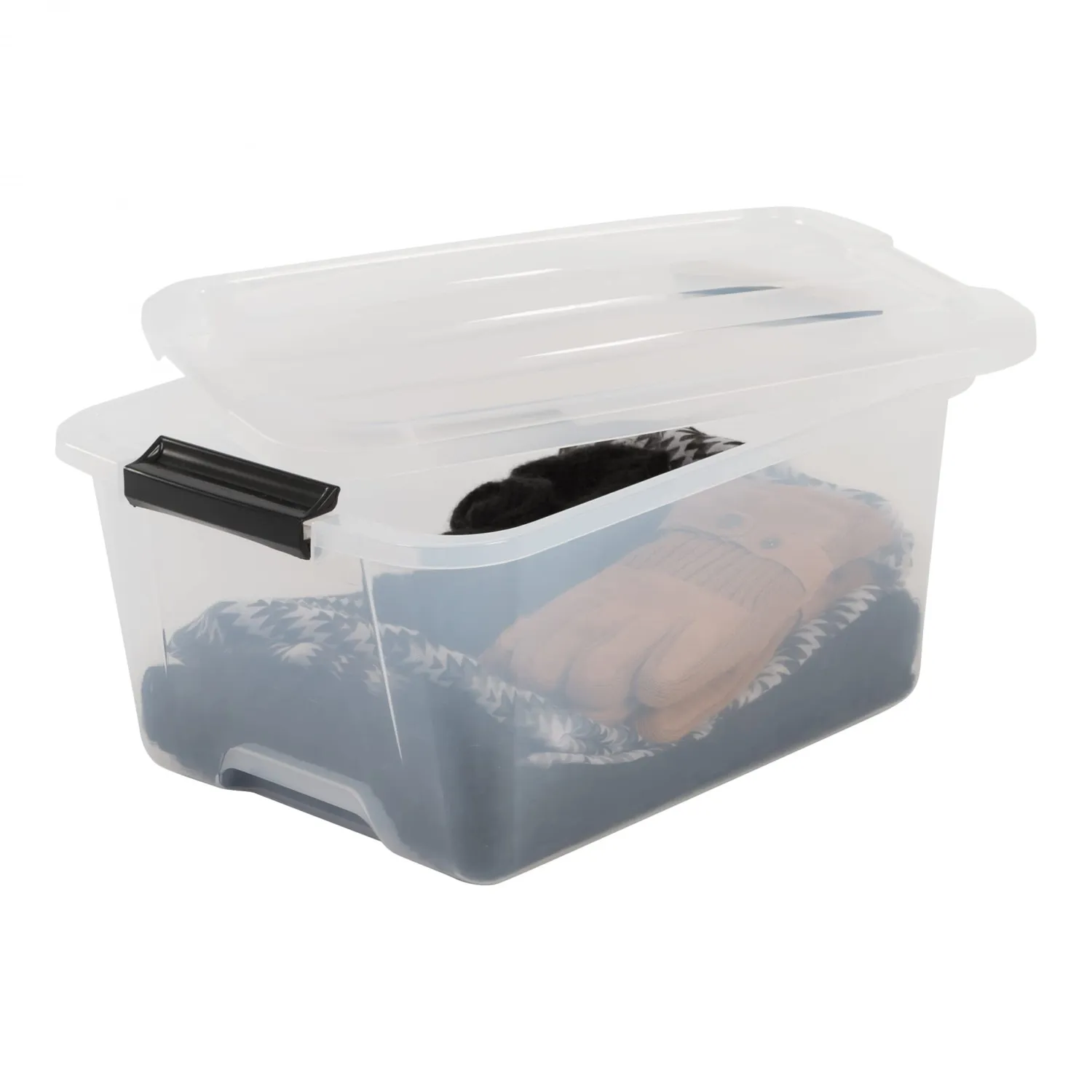 Iris Ohyama TB-15 Aufbewahrungsbox 15L Box Deckel Klar