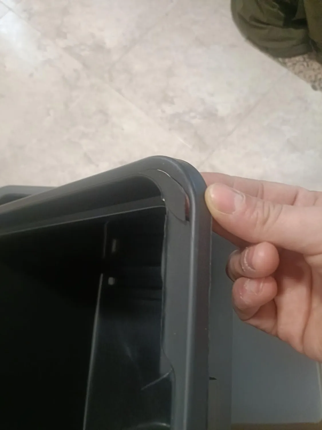 Iris Ohyama FB-21E Aufbewahrungsbox 45L 4er schwarz stapelbar