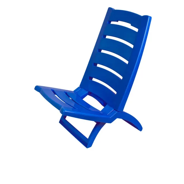 Kreher Strandstuhl klappbar rot Kunststoff 80kg