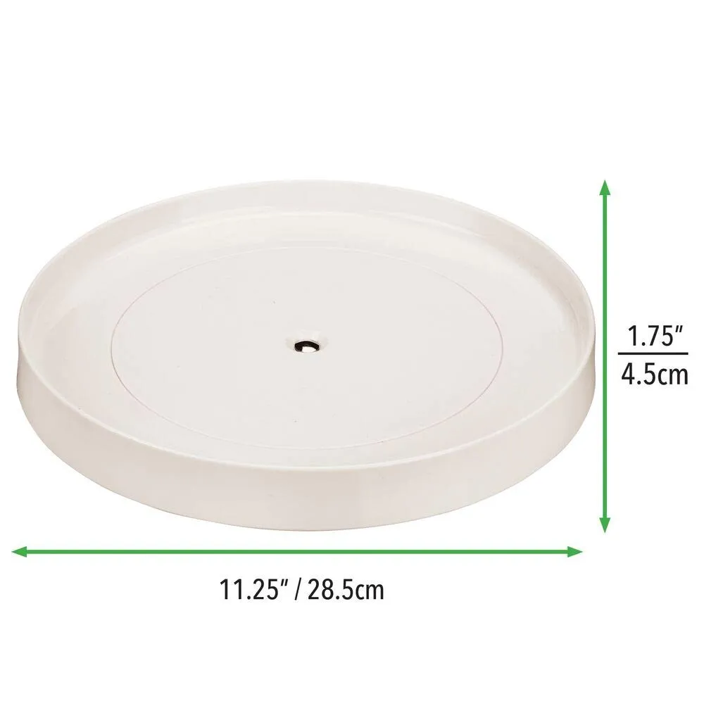 mDesign Gewürzregal drehbar rund creme BPA-frei