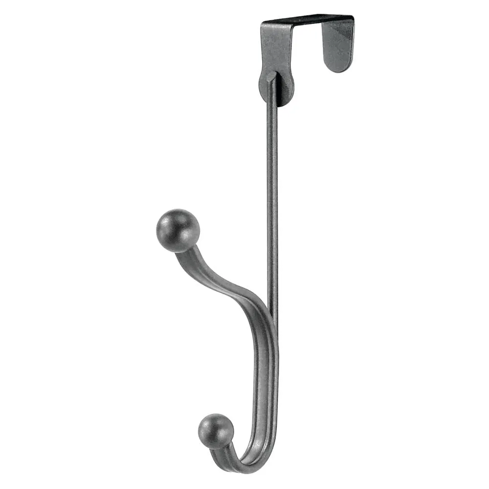 mDesign 3er-Set Türgarderobe Türhaken grau Metall
