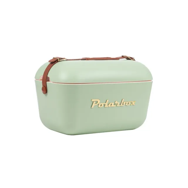 Kreher Polarbox Kühlbox 12 Liter Olivgrün Retro
