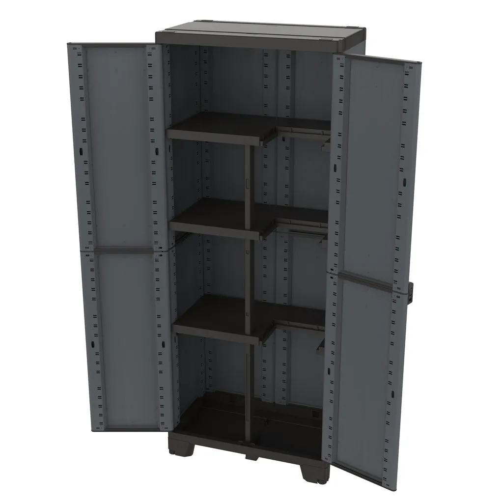 Kreher Ardesia Kunststoffschrank Spind 172 cm anthrazit