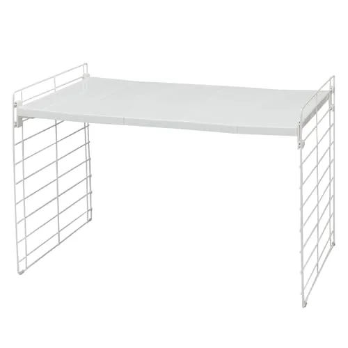Iris Ohyama USD-1V Unterschrank Regal Weiß ausziehbar 1-fach