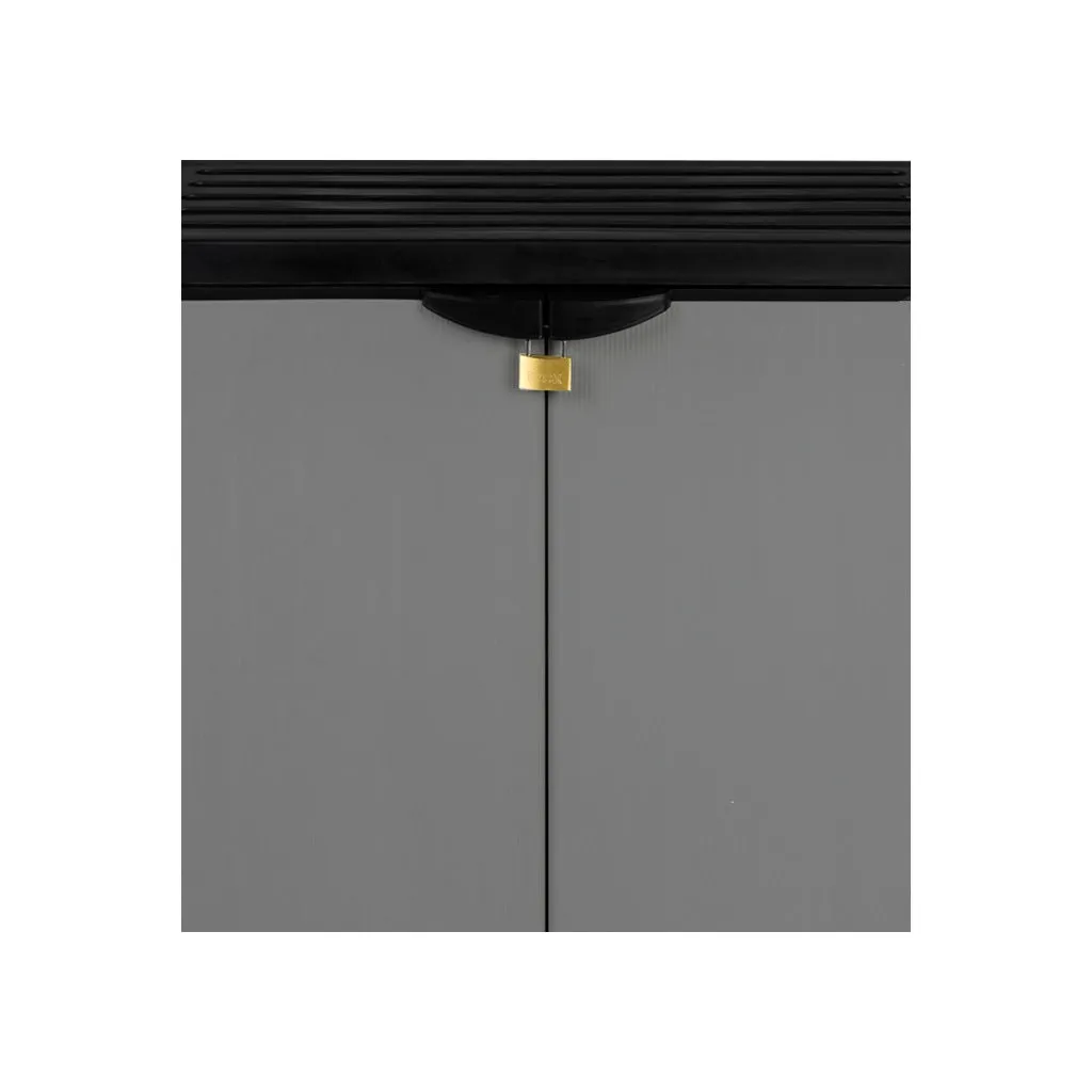 Kreher Armadio Kunststoffschrank 2er Set Beistell modular