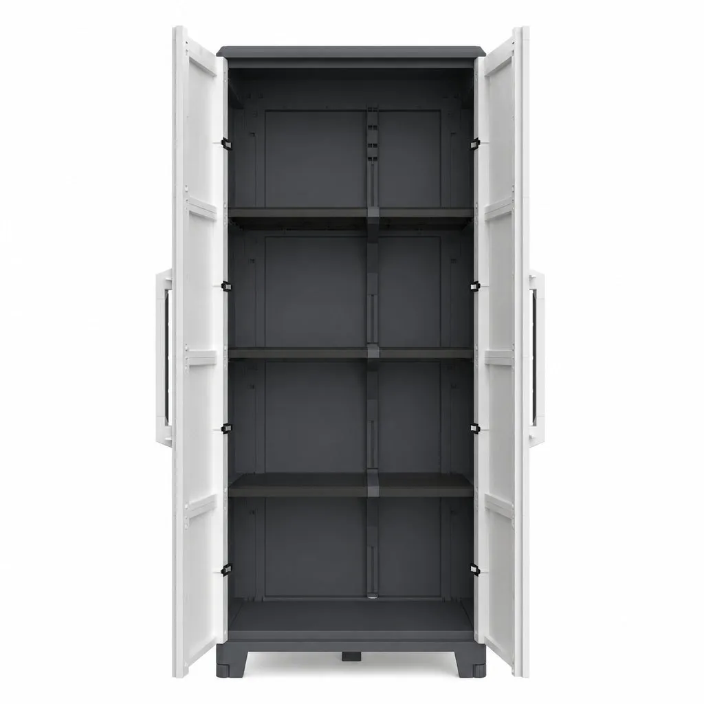 Kreher Transforming Kunststoffschrank XL IP43 schwarz grau