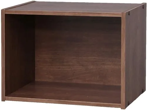 Iris Ohyama DDOCH-2004 Schubladenbox Schwarz 4x7L