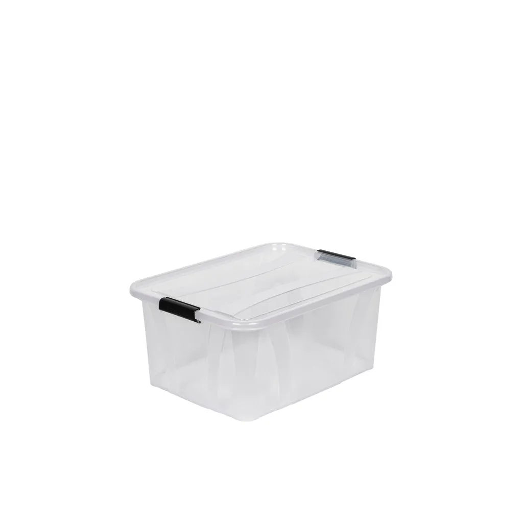 Kreher Master Box Aufbewahrungsbox mit Deckel 7 Liter transparent
