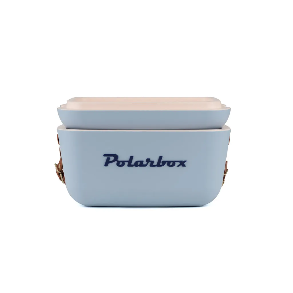 Kreher Polarbox Kühlbox 12 Liter Jeans Blau Retro