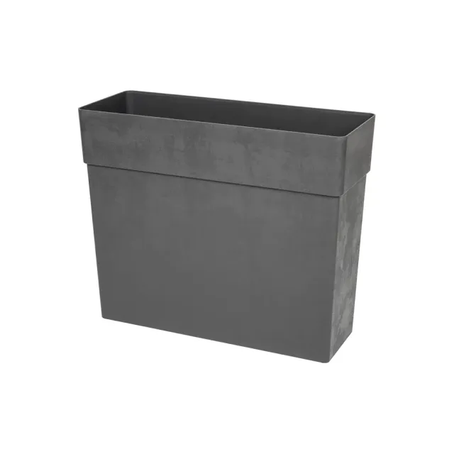 Kreher Like Raumteiler Pflanzkübel 80cm anthrazit rollbar