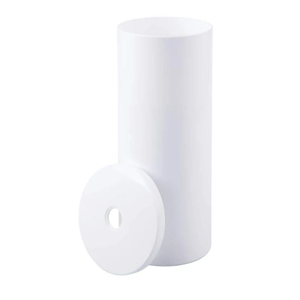 mDesign Toilettenpapierhalter Stehend Weiß 3 Rollen