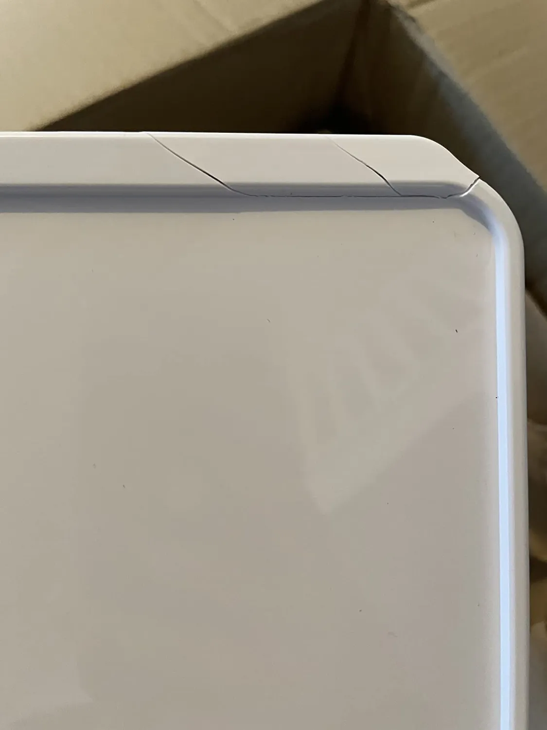 mDesign Aufbewahrungsbox 2er-Set transparent weiß mit Deckel