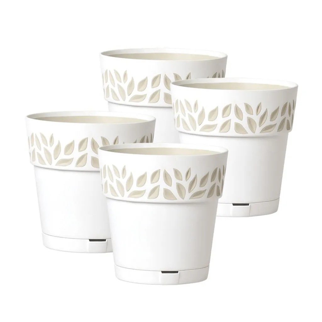 Kreher Cloe 20x20 cm Blumentopf 4er-Set Terrakotta matt