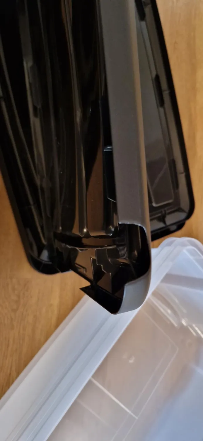 Iris Ohyama NTB-45 Aufbewahrungsbox schwarz 45L 6er-Set