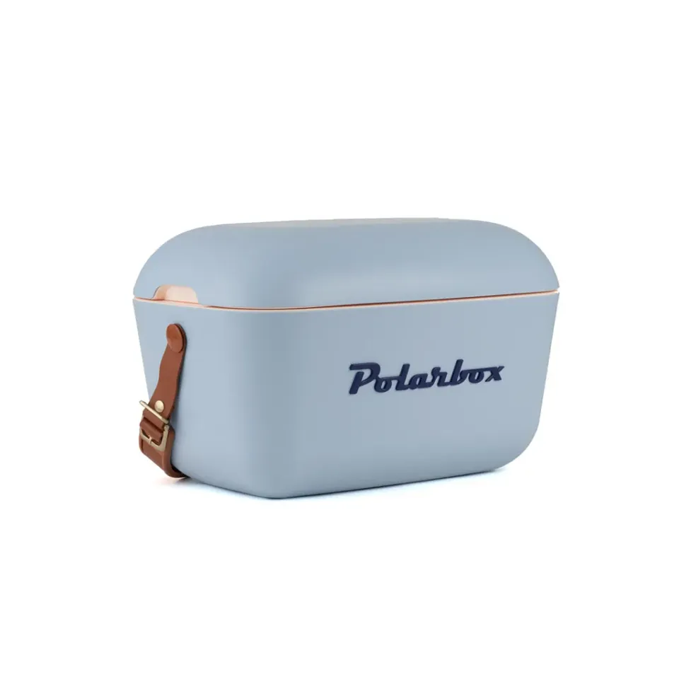 Kreher Polarbox Kühlbox 12 Liter Jeans Blau Retro