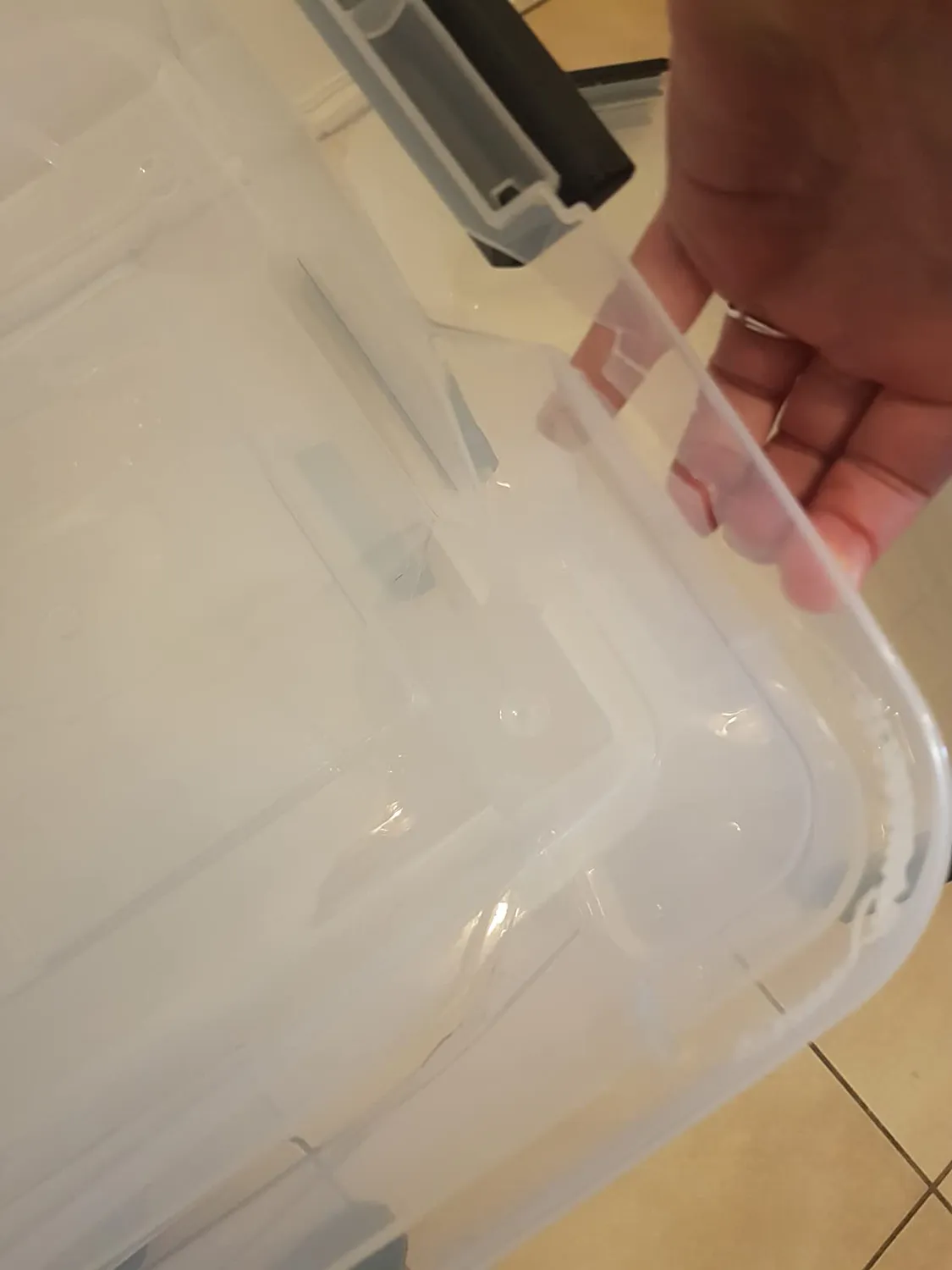Iris Ohyama NTB-30 Aufbewahrungsbox 30 L 6er-Set transparent