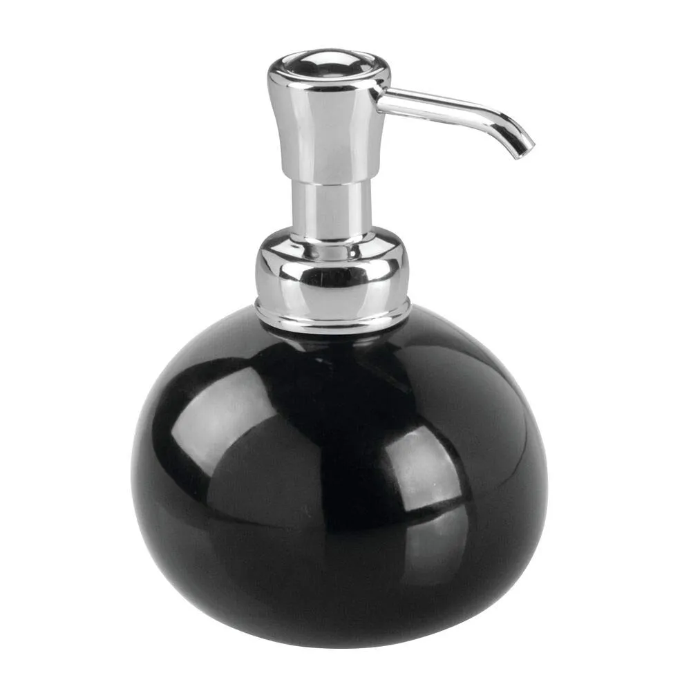 M Design York Seifenspender Schwarz Chrom Pumpe