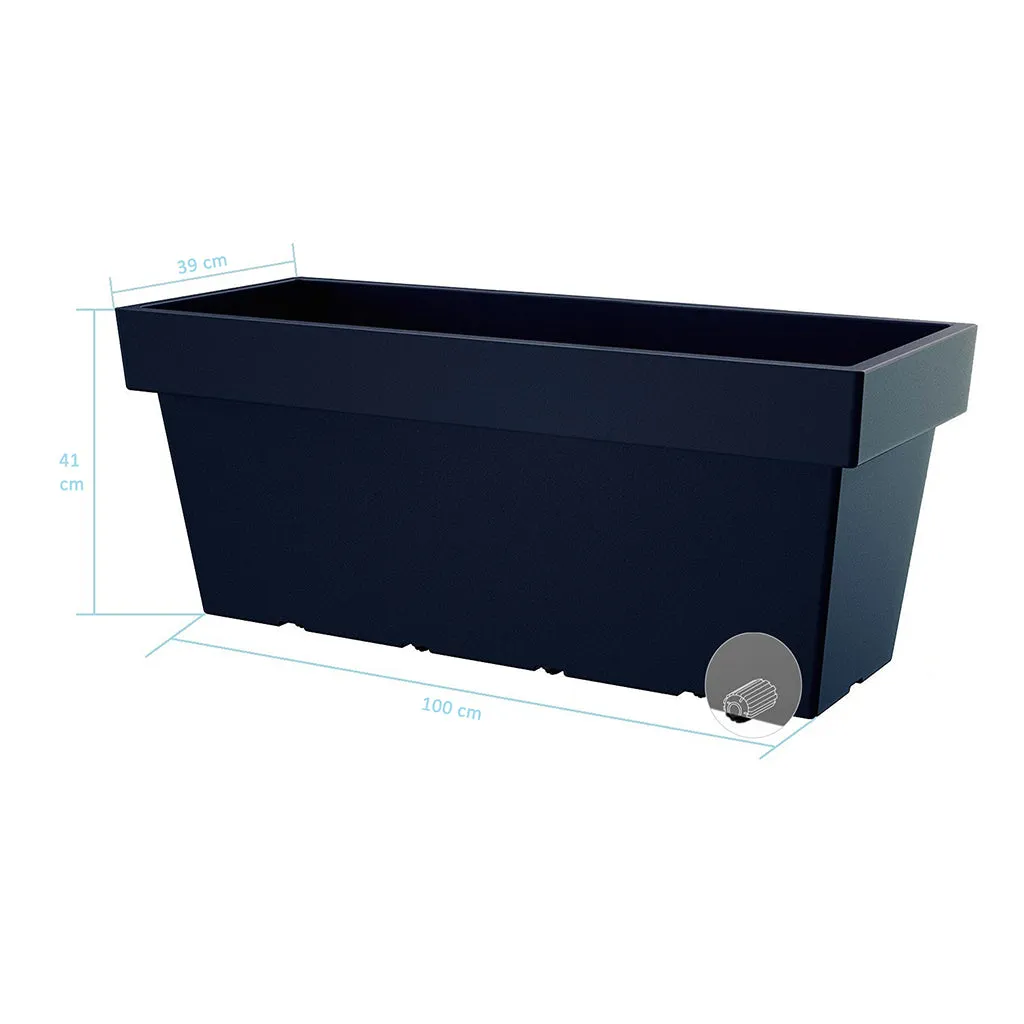 Kreher Lofly Case DLOFC1000 Pflanzkasten Anthrazit 100cm