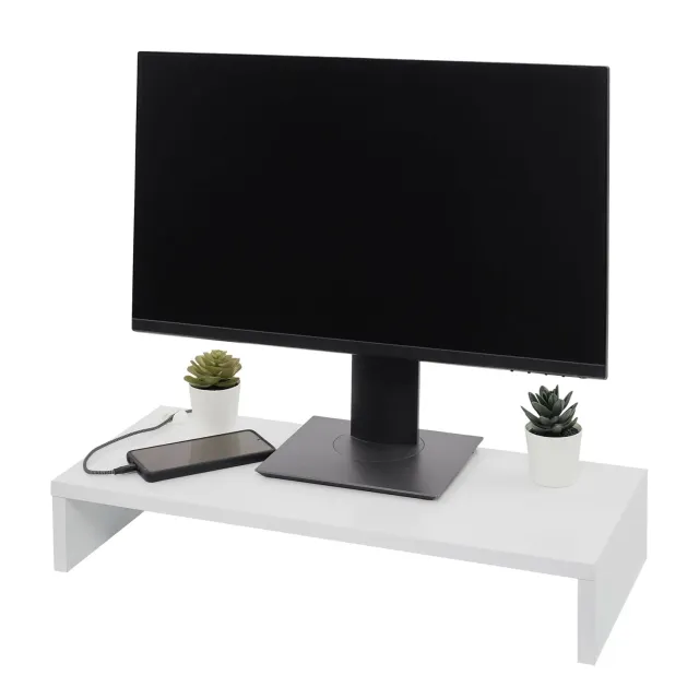 Iris Ohyama Basic MS-590B Monitorständer 27 Zoll weiß