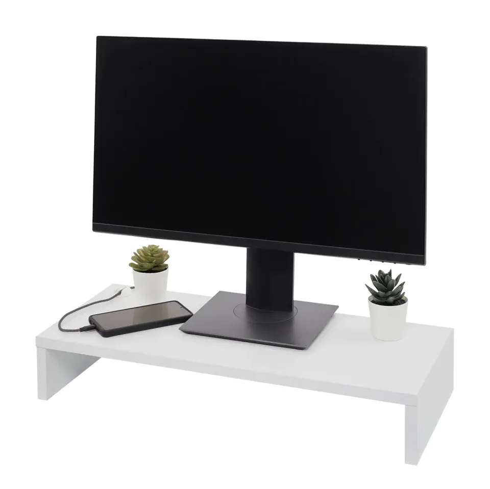 Iris Ohyama Basic MS-590B Monitorständer 27 Zoll weiß