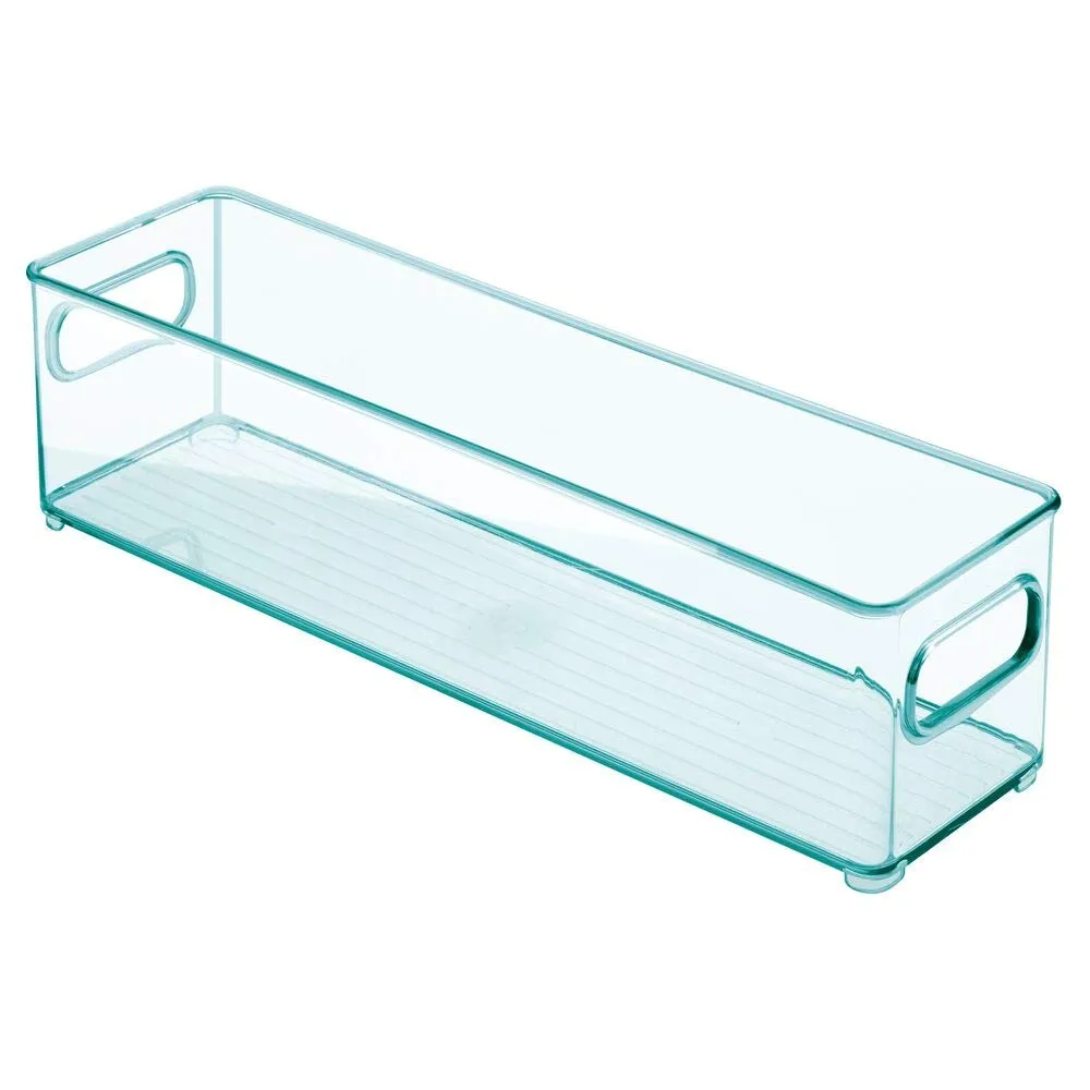 mDesign Kinderzimmer Organizer Aufbewahrungsbox 4er hellblau