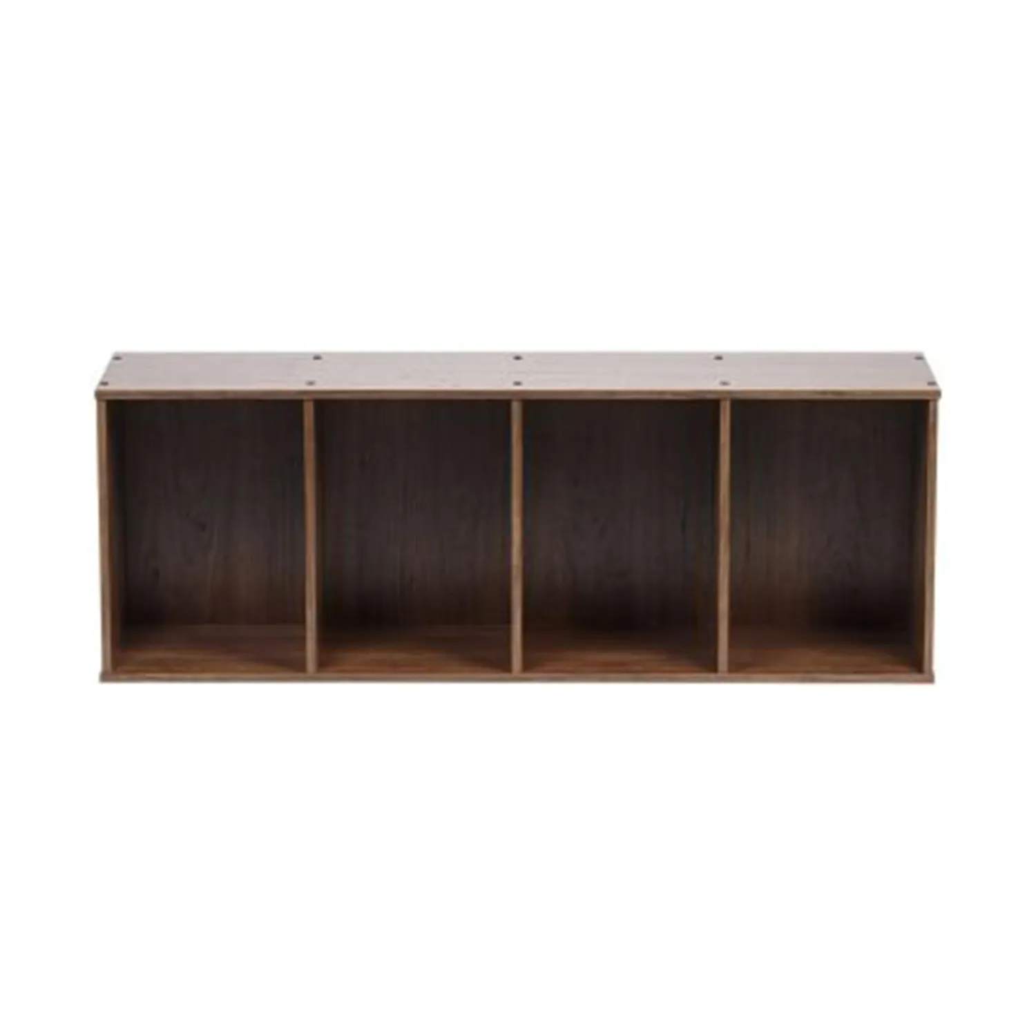 Iris Ohyama CX-4 Bücherregal Braun 4 Böden 40cm