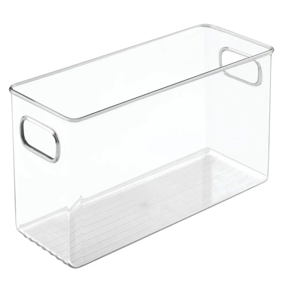 mDesign Aufbewahrungsbox Kühlschrankbox 2er-Set transparent