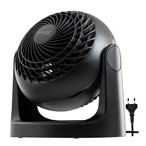 Iris Ohyama Woozoo PCF-HE15 Tischventilator Schwarz 13m²