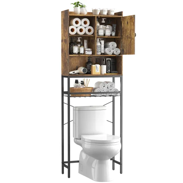 Lifewit Über-Toiletten-Regal Badregal Standregal Vintage
