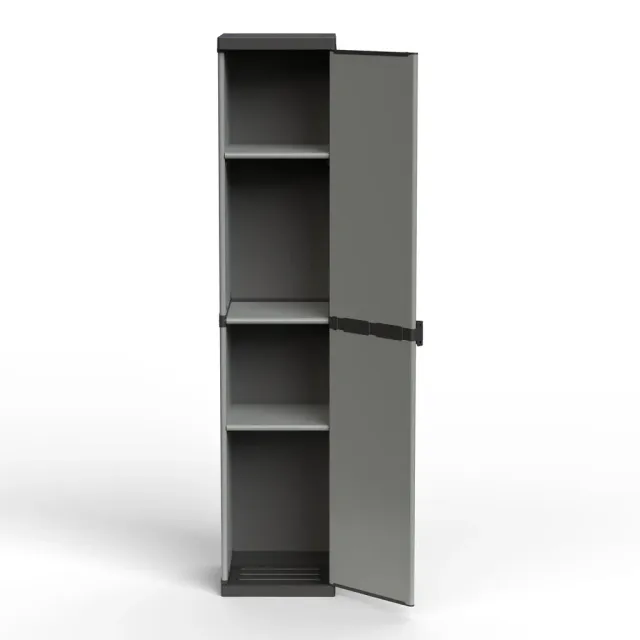 Kreher Armadio Kunststoffschrank 34x38,5x165 mit 3 Böden
