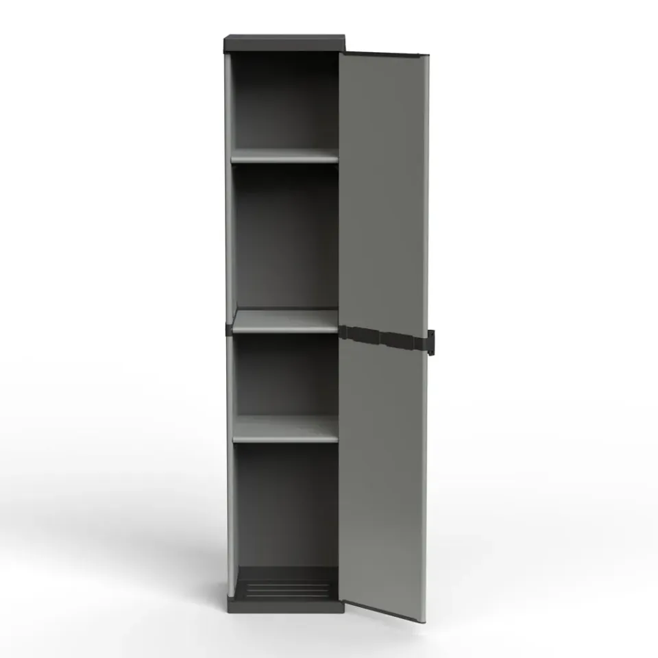 Kreher Armadio Kunststoffschrank 34x38,5x165 mit 3 Böden