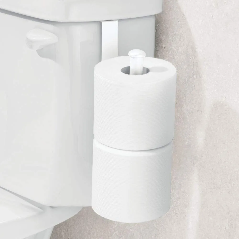 mDesign Toilettenpapierhalter Spülkasten weiß 2 Rollen