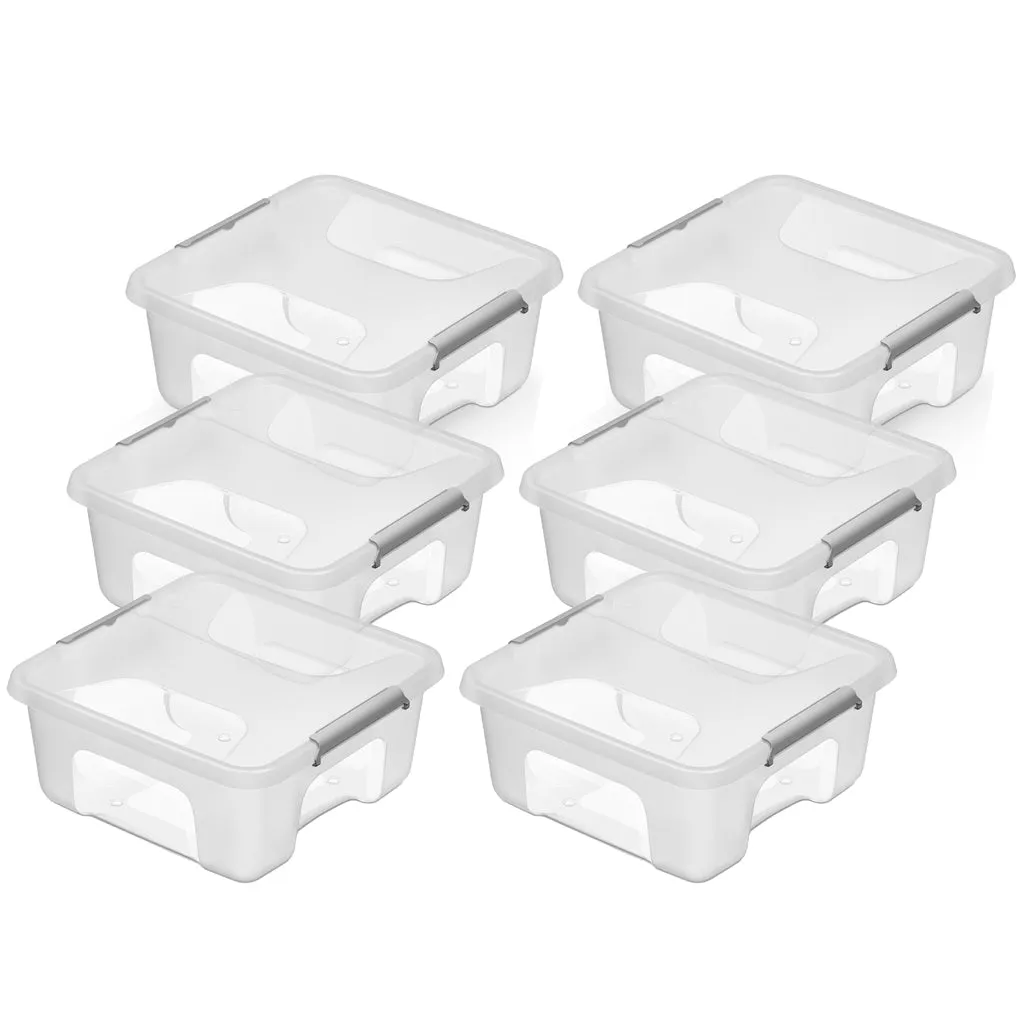 Kreher Prime Store Aufbewahrungsbox 17 L mit Deckel transparent