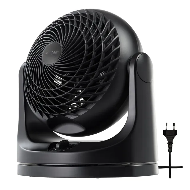 Iris Ohyama Woozoo PCF-MKM18 Tischventilator Schwarz 23 m²