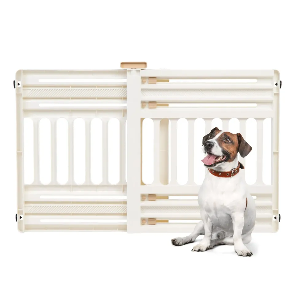 Iris Ohyama PBR-600 Absperrgitter Weiß steckbar ohne Bohren 64cm