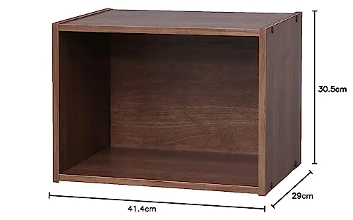 Iris Ohyama DDOCH-2004 Schubladenbox Schwarz 4x7L