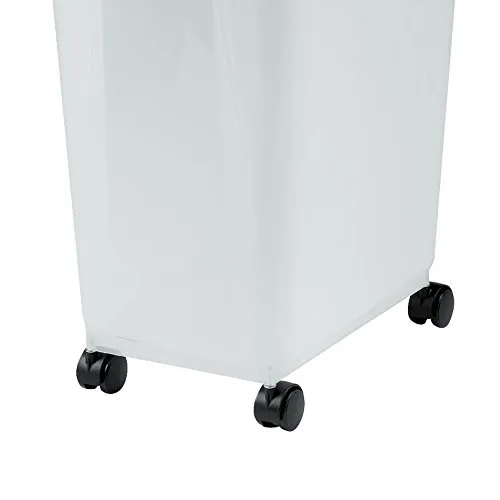 Iris Ohyama 141015 Futterbehälter Gelb 20 Liter luftdicht