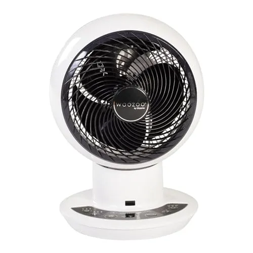 Iris Ohyama Woozoo PCF-SDC18T Tischventilator weiß 10 Stufen