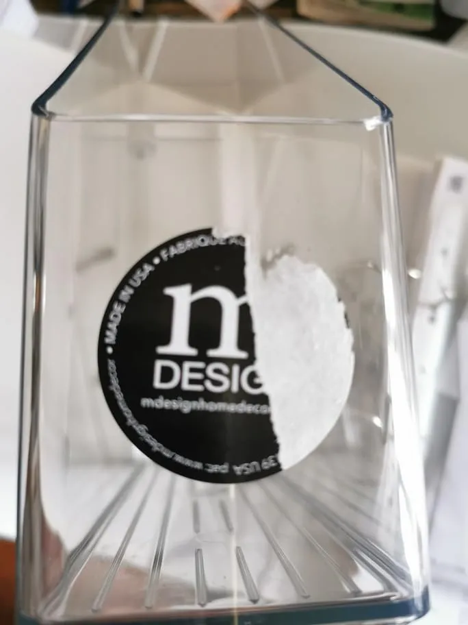 mDesign Ligne Aktenordner Stehsammler transparent 4er-Set