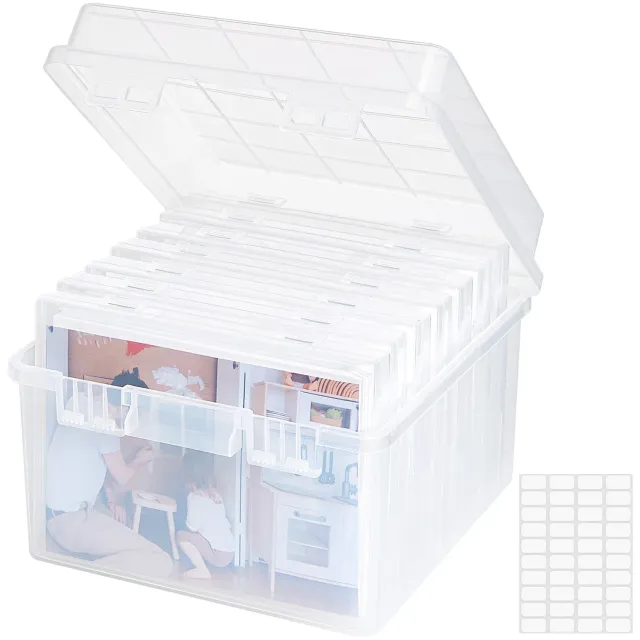 Lifewit Fotobox 13x18 cm Klar für 900 Fotos 9 Fächer