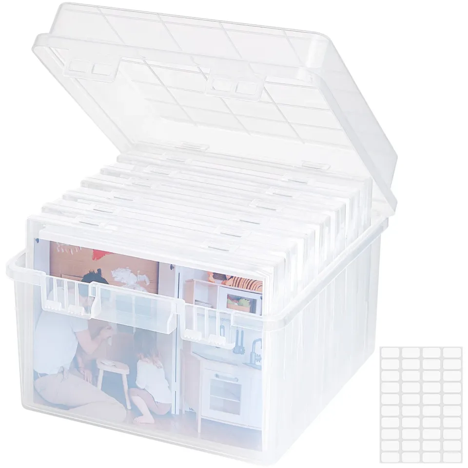 Lifewit Fotobox 13x18 cm Klar für 900 Fotos 9 Fächer