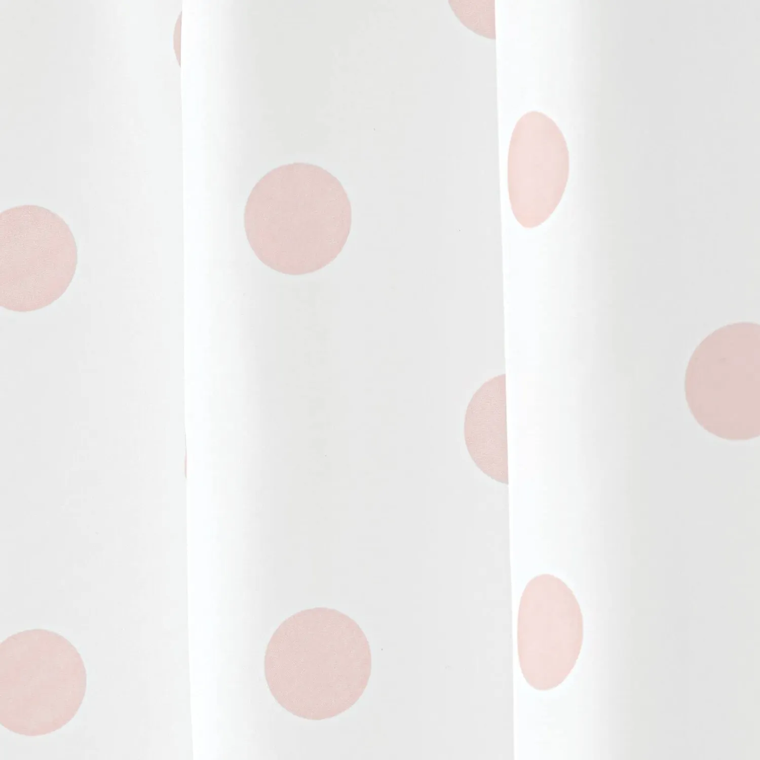 mDesign Duschvorhang Punkte rosa weiß 183x183 wasserabweisend