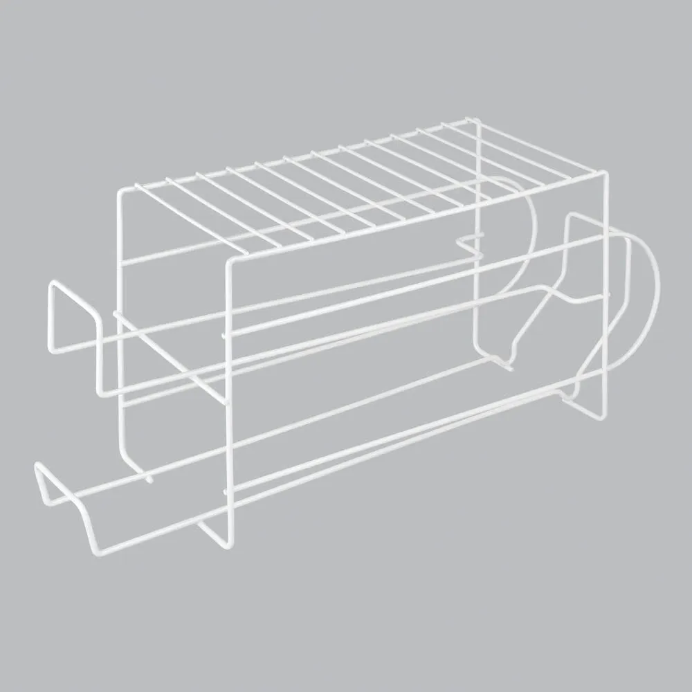 mDesign 9519MDKEU Dosenhalter weiß Metall 12 Dosen