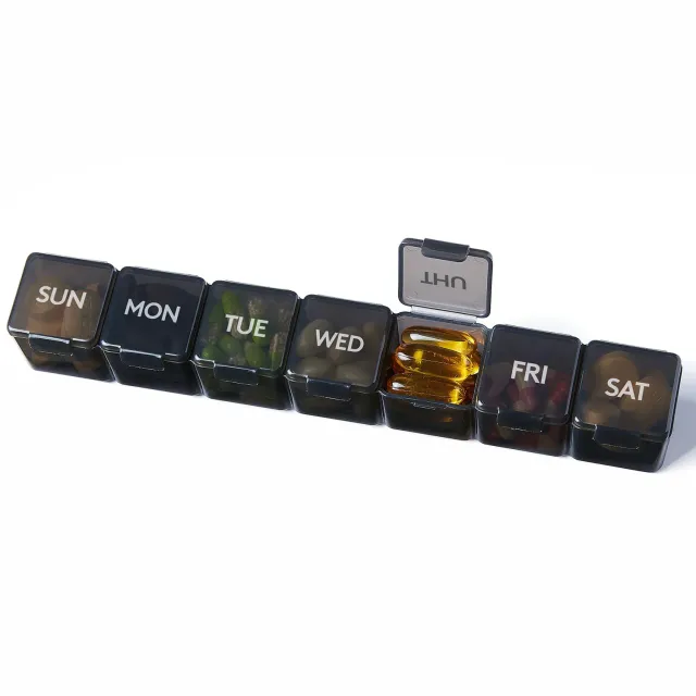 Lifewit Tablettenbox 28 Tage Pillenbox 1 Stück BPA-frei