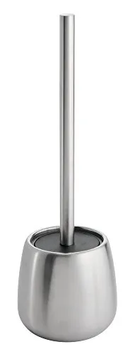 mDesign WC-Bürste Toilettenbürste silber Edelstahl