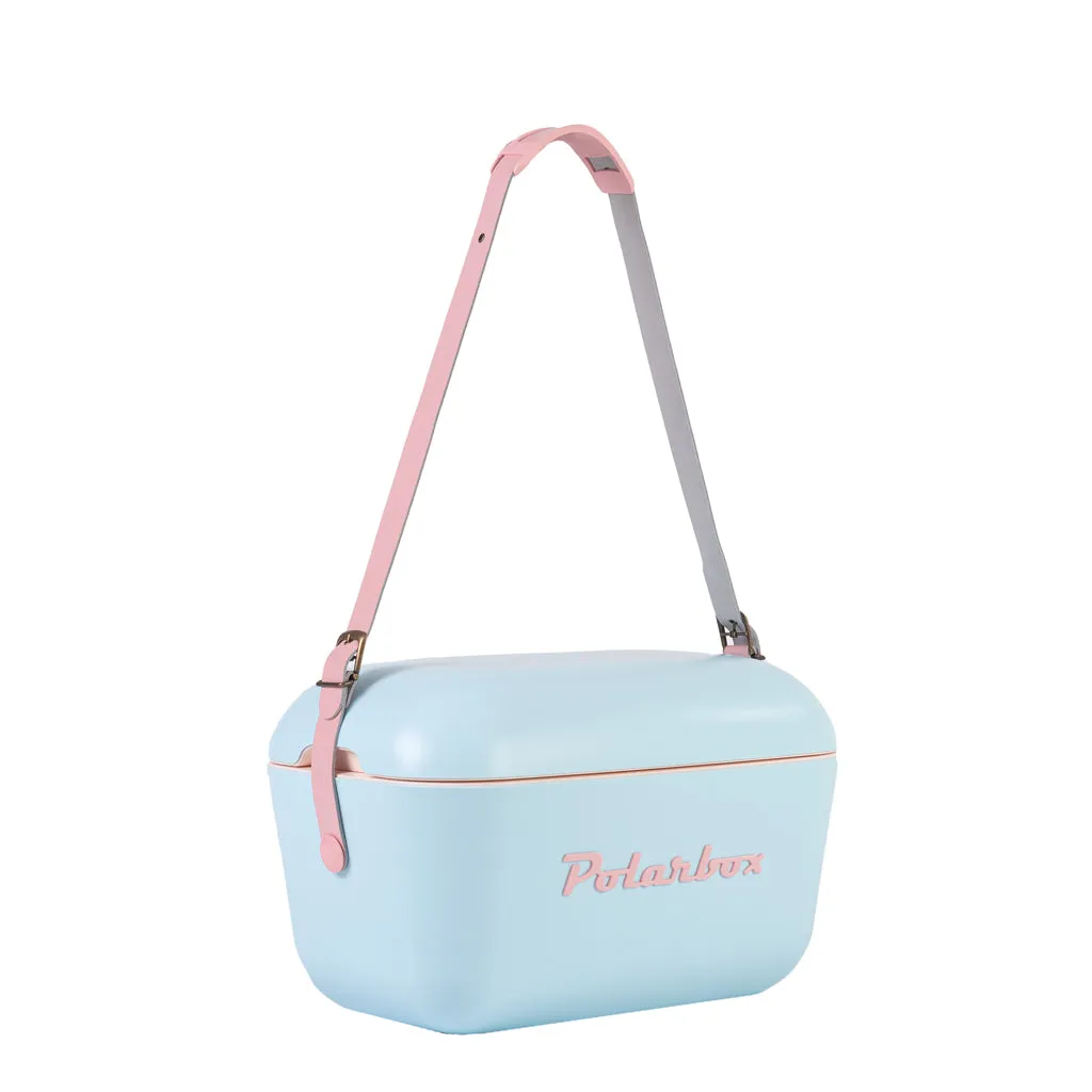Kreher Polarbox Kühlbox 12 Liter Classic Blau Retro mit Trageriemen