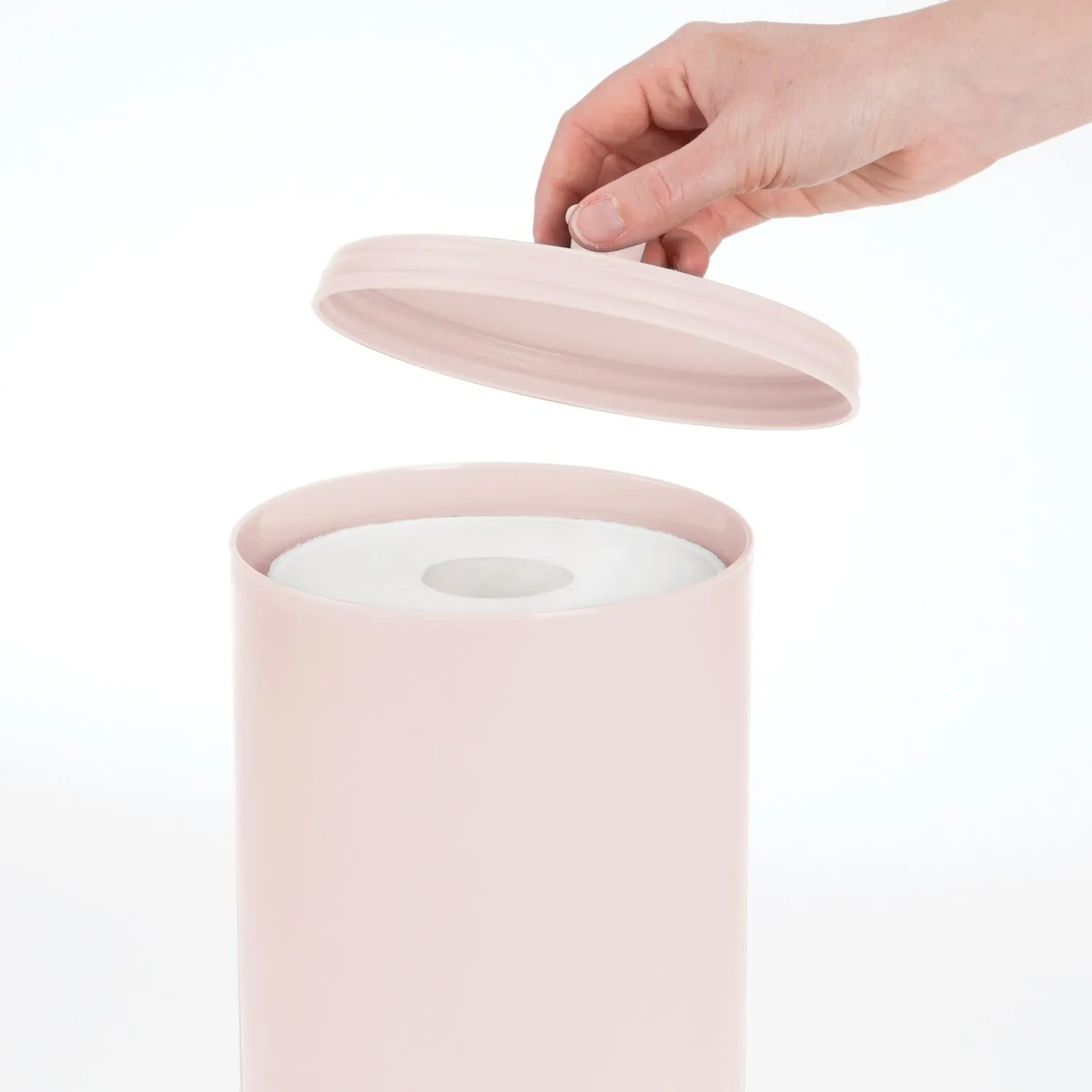 M Design Toilettenpapierhalter Klorollenhalter freistehend rosa 3 Rollen