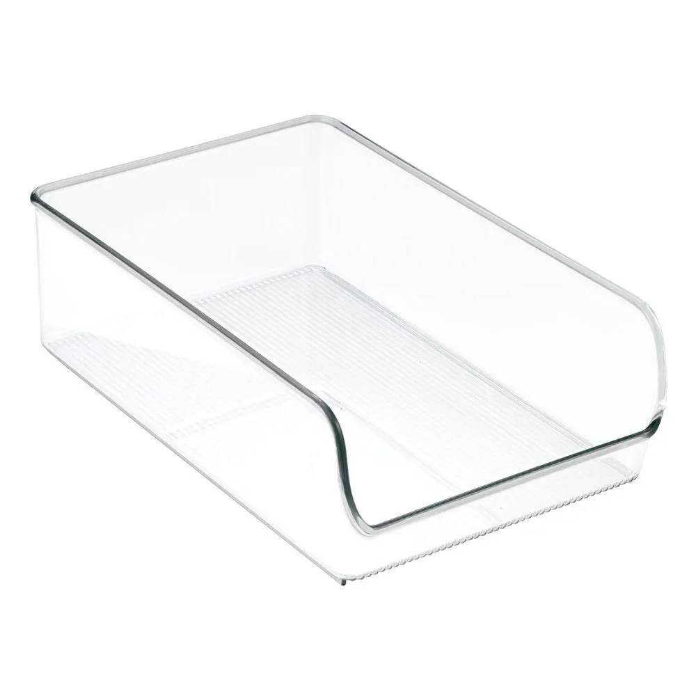 mDesign Aufbewahrungsbox groß 4er-Set transparent Küche