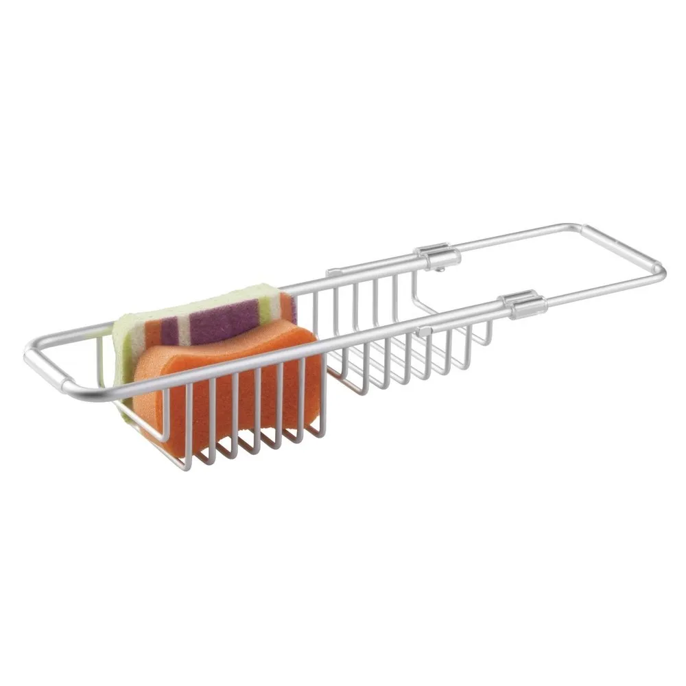 mDesign 8947 Schwammhalter ausziehbar Graphit Aluminium