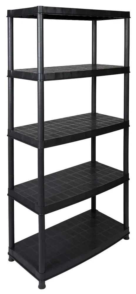 Kreher Deluxe Schwerlastregal Schwarz 4 Stück 185 cm